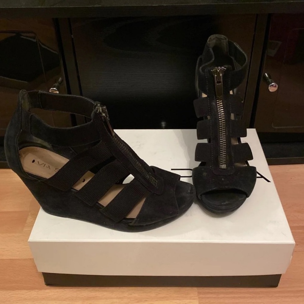 Via Spiga Cutout Wedges